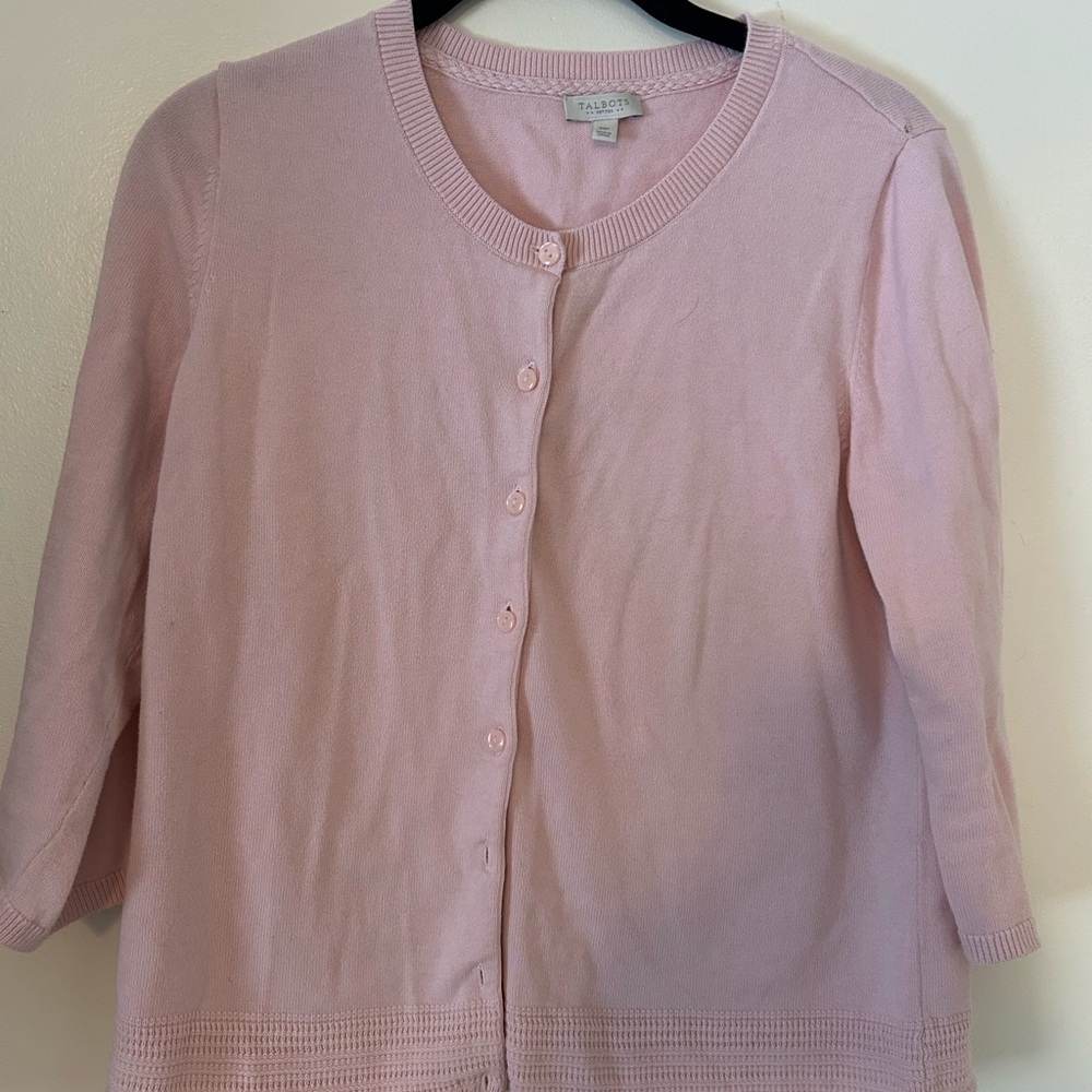 Talbots Light Pink Knit Sweater